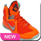 Ideas de zapatos de baloncesto de diseño. icono