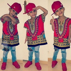 design pour vêtements enfants africains icône