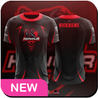 Design jersey e-sport آئیکن