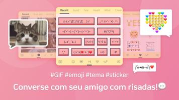 Teclado com design - temas Cartaz