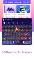 Teclado com design - temas imagem de tela 2