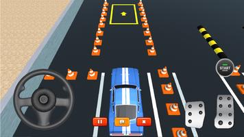 3d Parking Car driver poster