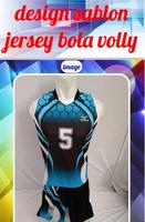 volleyball jersey screen print plakat