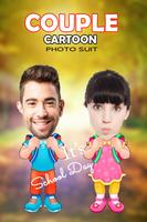 Cartoon Couple Photo Suit - Cartoon Photo Editor 스크린샷 2