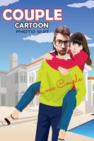 برنامه‌نما Cartoon Couple Photo Suit - Cartoon Photo Editor عکس از صفحه
