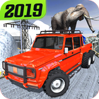 Jungle Animals Cargo Transport 6X6 Truck 2019 icône