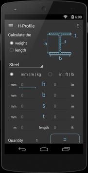Steel Weight Calculator screenshot 2