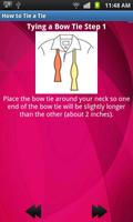 How to Tie a Tie تصوير الشاشة 2