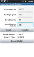 Financial Calculator capture d'écran 1