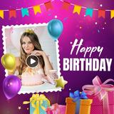 Birthday Video Maker with Song ไอคอน