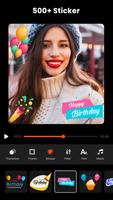 2 Schermata Birthday Video Maker with Song