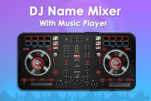 Poster DJ Name Mixer