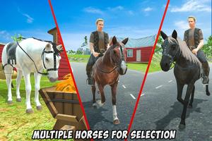 Offroad Horse Taxi Driver Sim 截图 1