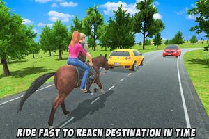 3 Schermata Offroad Horse Taxi Driver Sim