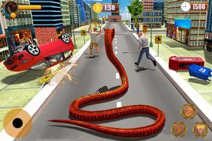 Angry Anaconda Snake Rampage الملصق