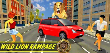 Angry Lion City Attack Simulat