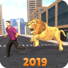 Angry Lion City Attack Simulat APK download
