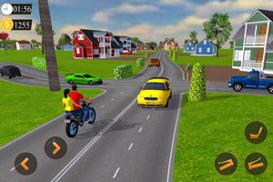 برنامه‌نما Offroad Bike Taxi Driver 3D عکس از صفحه