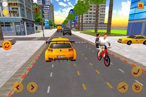 BMX Bicycle Taxi Driving: City screenshot 1