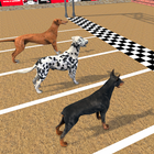 Dog Race Game: Dog Racing 3D icône