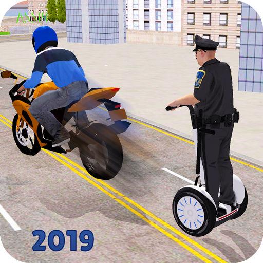 Hoverboard Gyroscooter Police Chase 2019