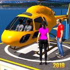 Helicopter Taxi Transport Game আইকন