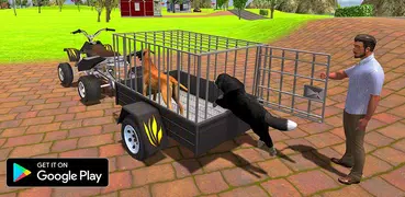 Pet Dog ATV Cargo Transport 3D