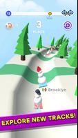 Snowman Race 3D Affiche