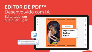 Editor de PDF – Edite Tudo! Cartaz