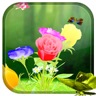 Rose 3D Live Wallpaper simgesi