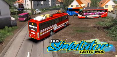 Bussid Mod GSRTC Bus poster