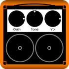 ikon Pedal Efek, Gitar Amp, Deplike