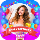 Photo on Birthday Cake and Bir APK