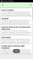 Depression Symptoms and Cure captura de pantalla 2