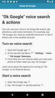 Commands for Ok Google 截圖 1