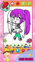 Gacha L. Coloring book plakat