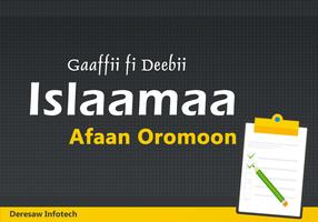Islamic QUIZ Gaaffii fi Deebii Plakat