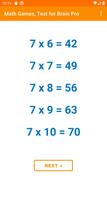 Math games, Learn Brain Test capture d'écran 3