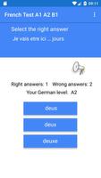 Learn French test A1 A2 B1, Gr screenshot 1