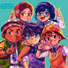 Boboi boy Wallpapers Galaxy-icoon