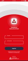 Triangle Geolocation Affiche