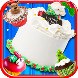 Christmas Cake Maker Bake & Make Food Cooking Game icône