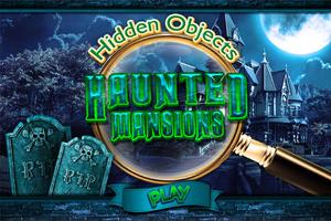 Hidden Object Haunted Mansion - Halloween Objects plakat