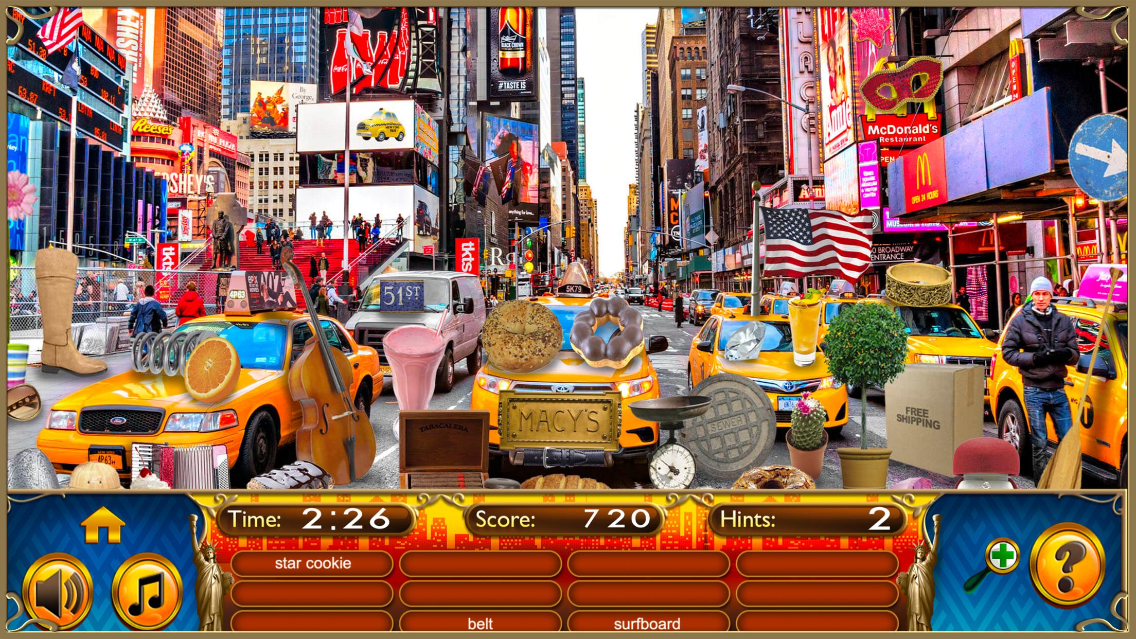 Hidden Objects New York City Puzzle Object Game for ...
