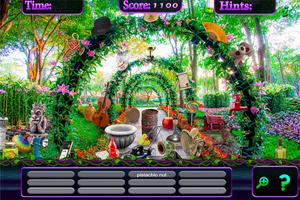 Hidden Objects Secret Garden - Puzzle Object Game capture d'écran 1