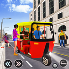 Tuk Tuk Auto Rickshaw 3D Drive-icoon
