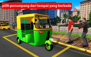 Becak Mengemudi Simulator poster