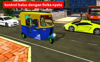 Becak Mengemudi Simulator screenshot 1