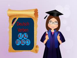 Deutsch Verben A1 , A2 , B1 , B2 , C1 Affiche