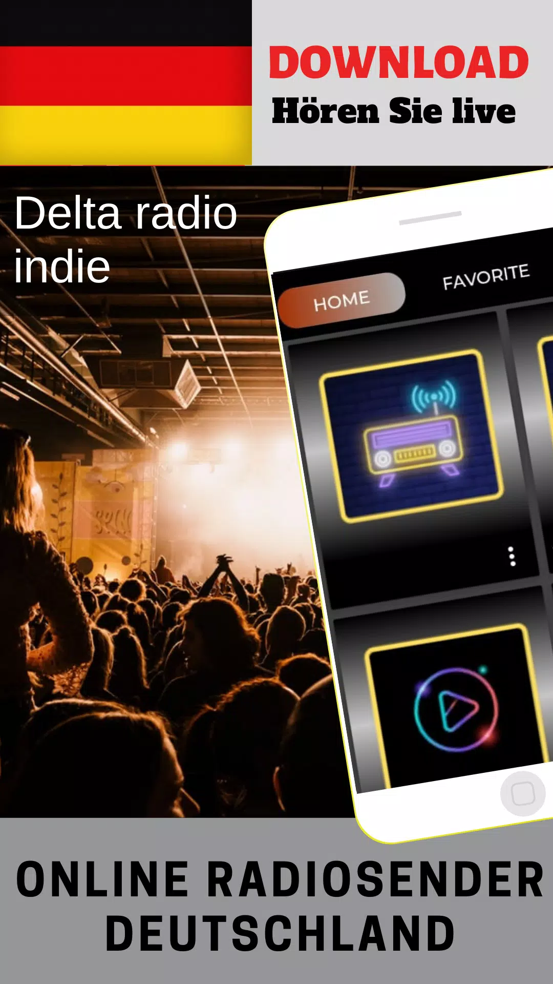 Delta radio indie APK pour Android Télécharger